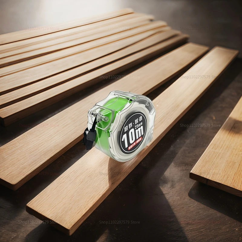 5 7 10 متر شريط قياس الترميز النافثة للحبر بالليزر مع مسطرة واسعة فلورسنت ذاتية القفل أدوات قياس عالية الدقة للبناء