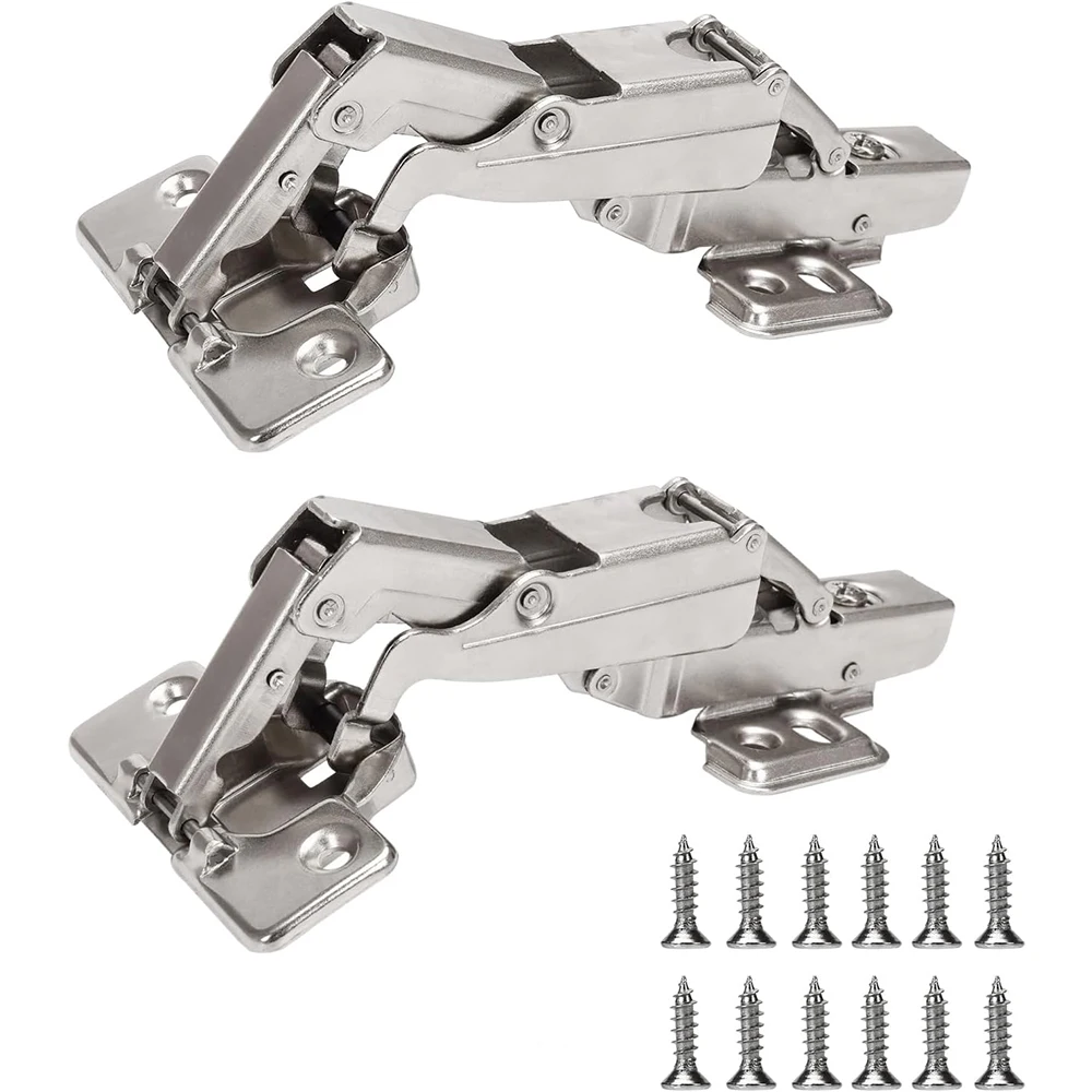 

Hinge Damping Hydraulic Special Corner Angle Hinges 135 Degree Full Overlay Cabinet Hinges for Lazy Susan Corner Hidden Door