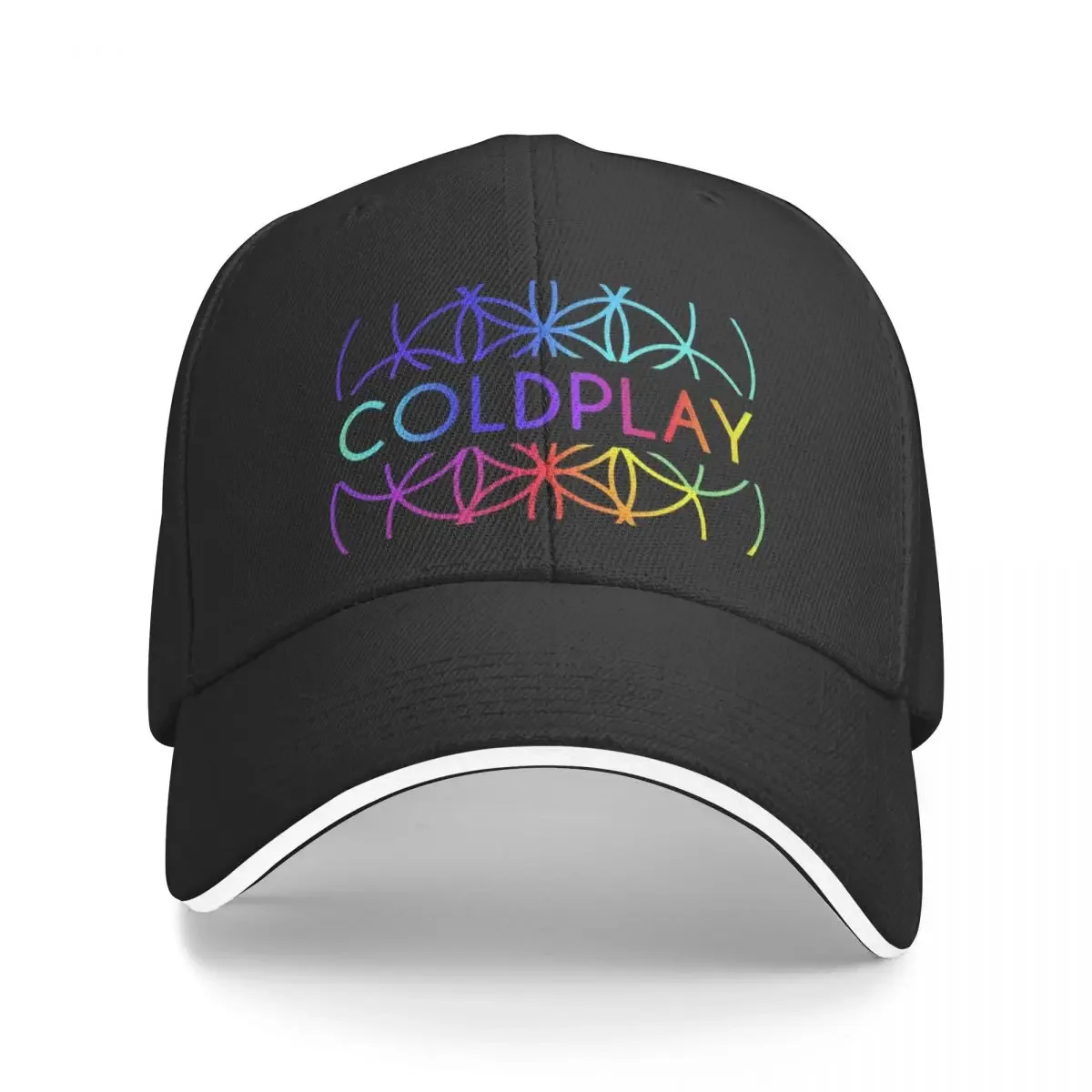 Cold Play Music Cap Fashion Casual Baseball Caps Adjustable Hat Hip Hop Summer Unisex Baseball Hats Customizable Polychromatic