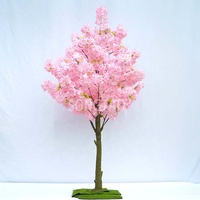 songtao Sakura bonsai plastic large artificial outdoor indoor pink Cherry Blossom Trees fakes tree plant