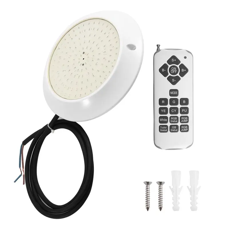 

AFOURT-RGB LED Pool Light 12W,85-265V,Bluetooth APP Control,Dc12voutdoor Underwater Light,Fountain Landscape Lamp Spotlight