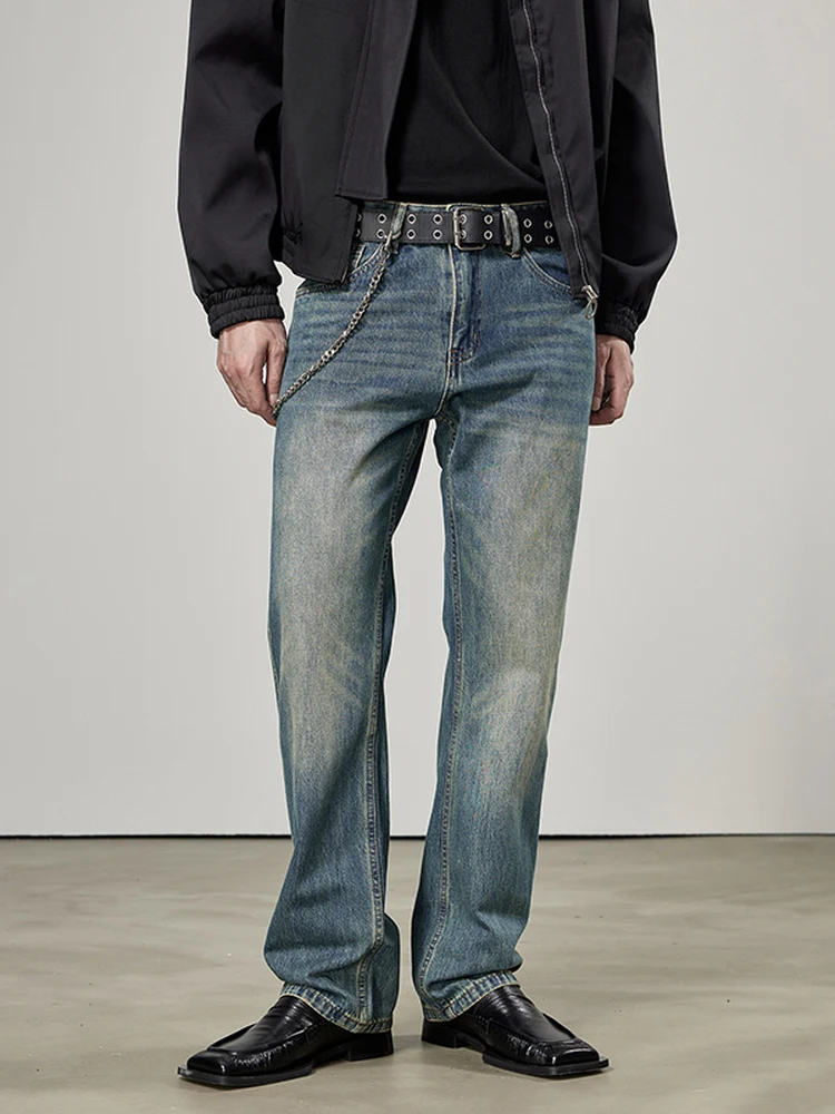 

Мужские джинсы Bla Armada Fce с подкладкой, износостойкие, свободного кроя, прямые штанины, повседневные, удобные, дышащие, из хлопка...