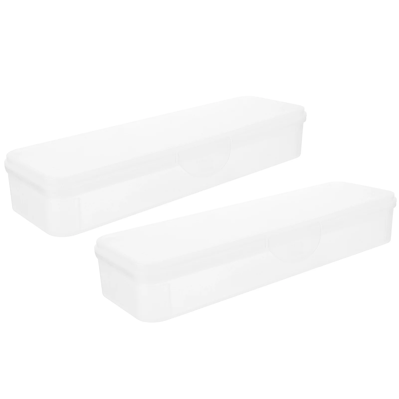 

2Pcs Nail Salon Manicure Tool Holders Storage Case Empty Storage Box for Grinding Tools Nail Art Tool Organizer for Home Salon