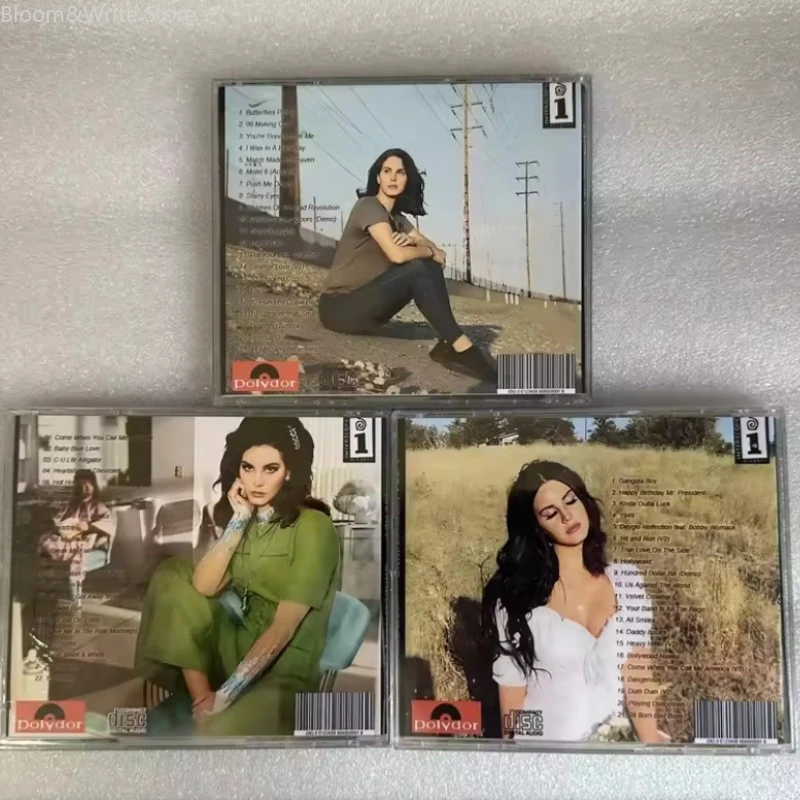 Classic Lana Del Rey Unreleased Vol 4-6 Domestic Version of CD Album  Music Record  Walkman Car Soundtrack Box Gift