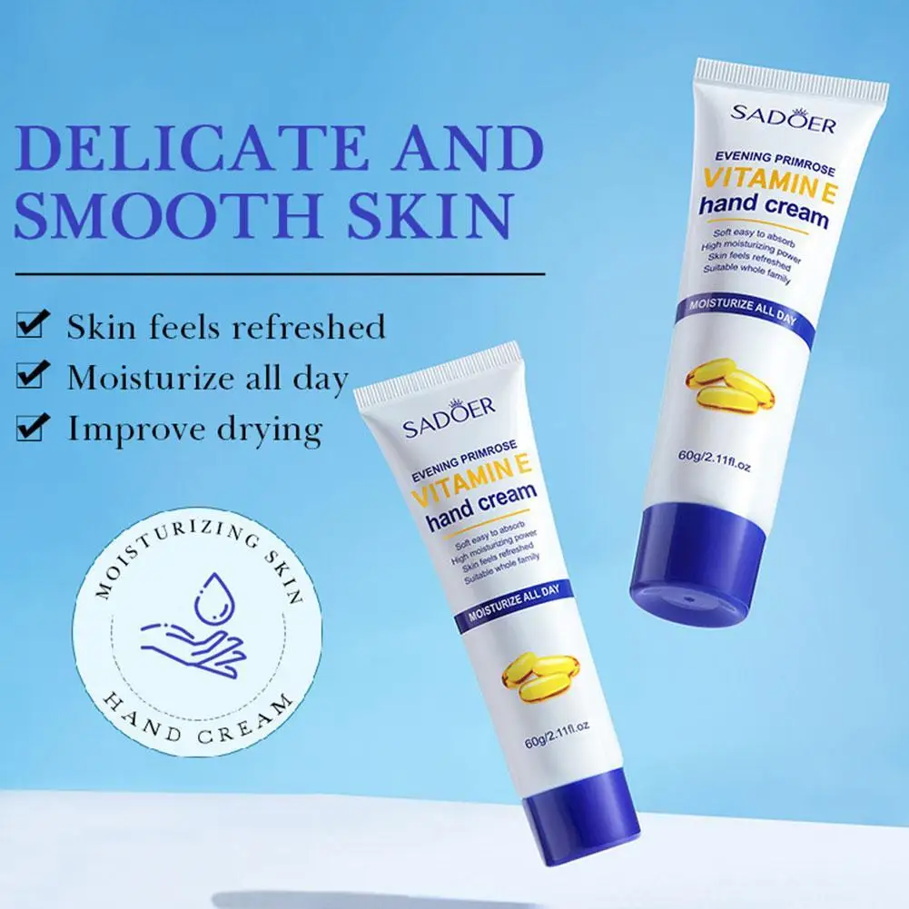 SADOER Vitamin E Hand Cream Remove Wrinkles Eliminate Spots Winter Hand Skin Care Anti Chapping Moisturizing Whitening