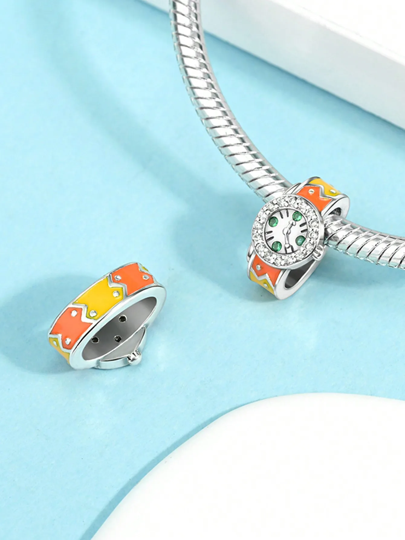 Charms Plata Butterfly clip boxing gloves Bead Charm Silver Plated Fit Silver 925 Original Bracelet for Jewelry Making DIY Charm