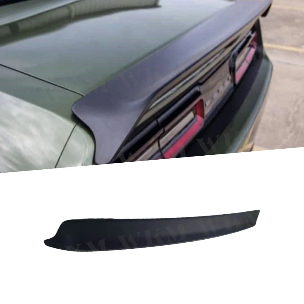

For Dodge Challenger SPT 2015-2018 Carbon Fiber Car Racing Rear Spoiler Wing Rear Trunk Spoile Wing Car Accessories