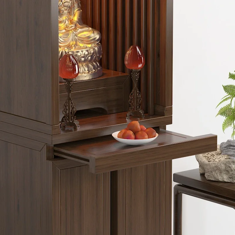 

Clothes Closet Buddha Shrine Altar Altar Household Modern Light Luxury Simple Solid Wood Altar God of Wealth Cabinet