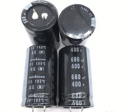 (1PCS) 400V680UF 30X50 electrolytic capacitor 680UF 400V 30 * 50 105 degrees