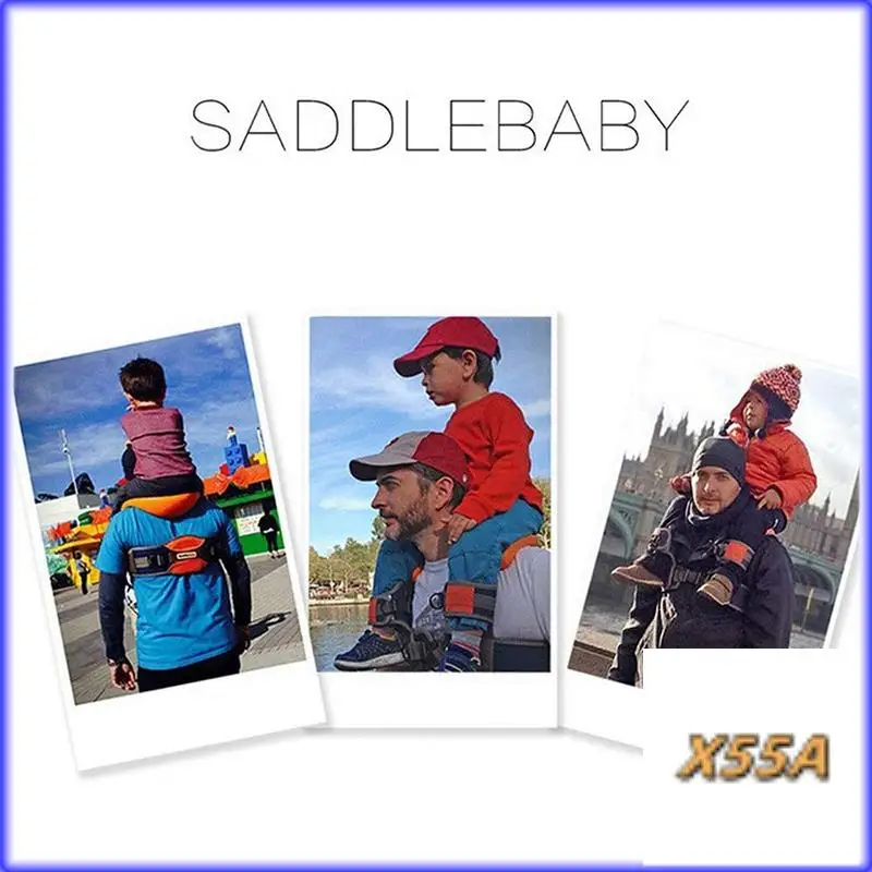 XX-Child Shoulder Carrier Baby Saddle Toddler Hiking Backpack Baby Ankle Straps Hands Free Backpack-Holds A 44.1Lb Child. กระเป๋าเป้สะพายหลังเด็กแบบสะพายไหล่สำหรับเด็ก