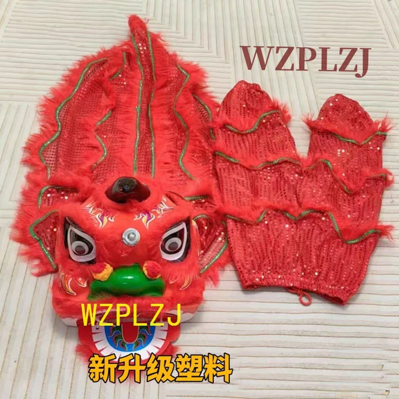 12 inch Lion Dance Costume Cartoon  3-5 age Boy Girl Child Party Performance Sport Outdoor Parade Stage Mascot