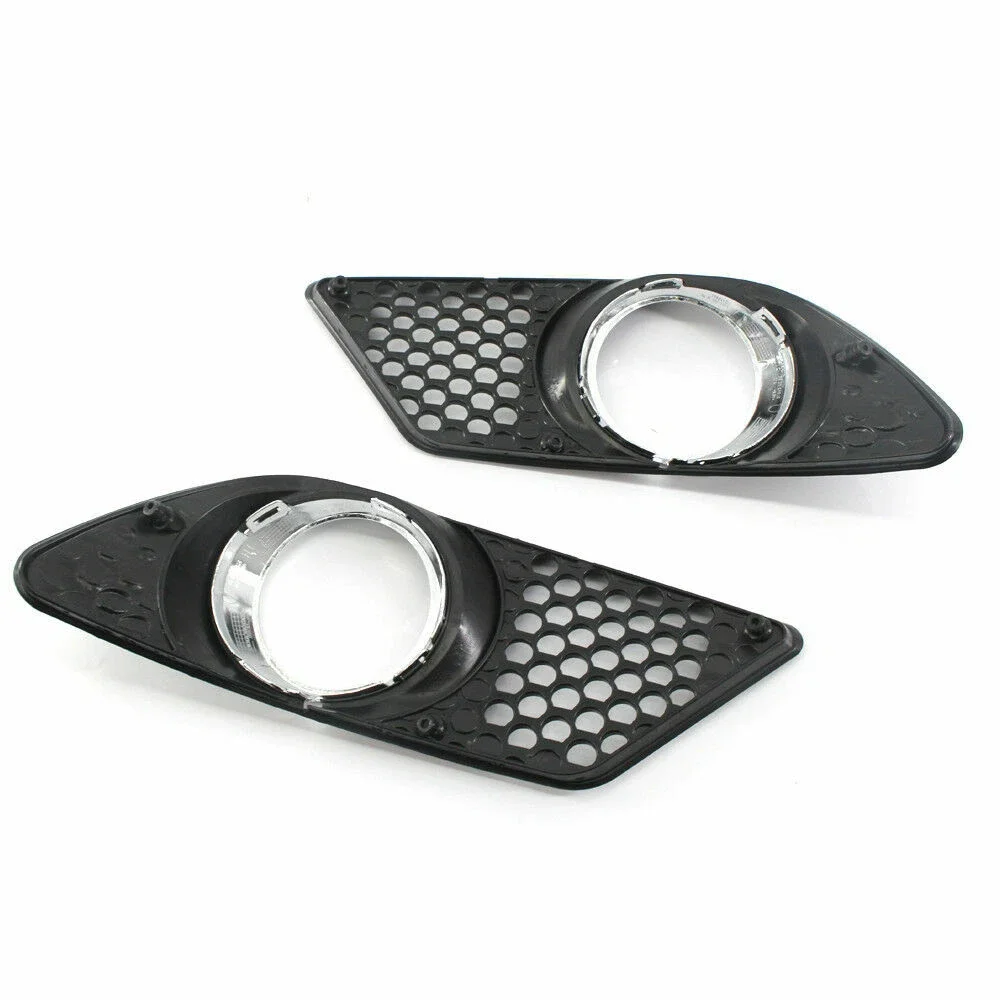 Fog Light Cover For Mercedes Benz C Class W204 2008-2010  Front Bumper Grille Foglights Covers Frame Hole Protect view 6