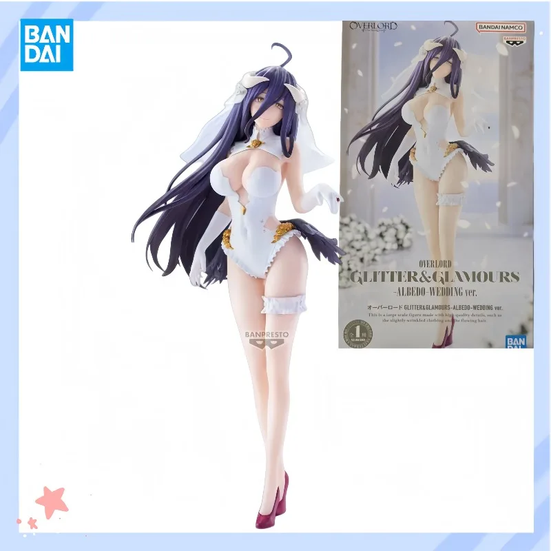 

【In Stock】Bandai BANPRESTO OVERLORD GLITTER&GLAMOURS Albedo Wedding Anime Action Figure Collectible Model Toys Gift