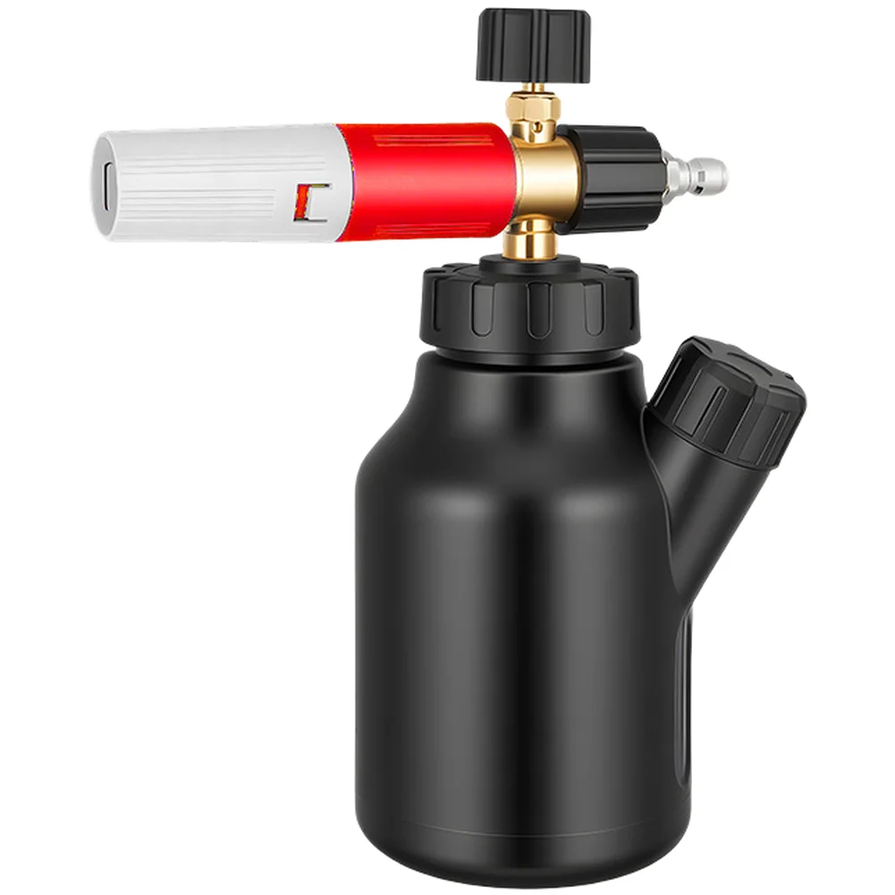 Garage Detailing White Blue Car Foam Sprayer 1L Capacity Car Wash Sprayer High Pressure Sprayer Adjustable Spray Pattern