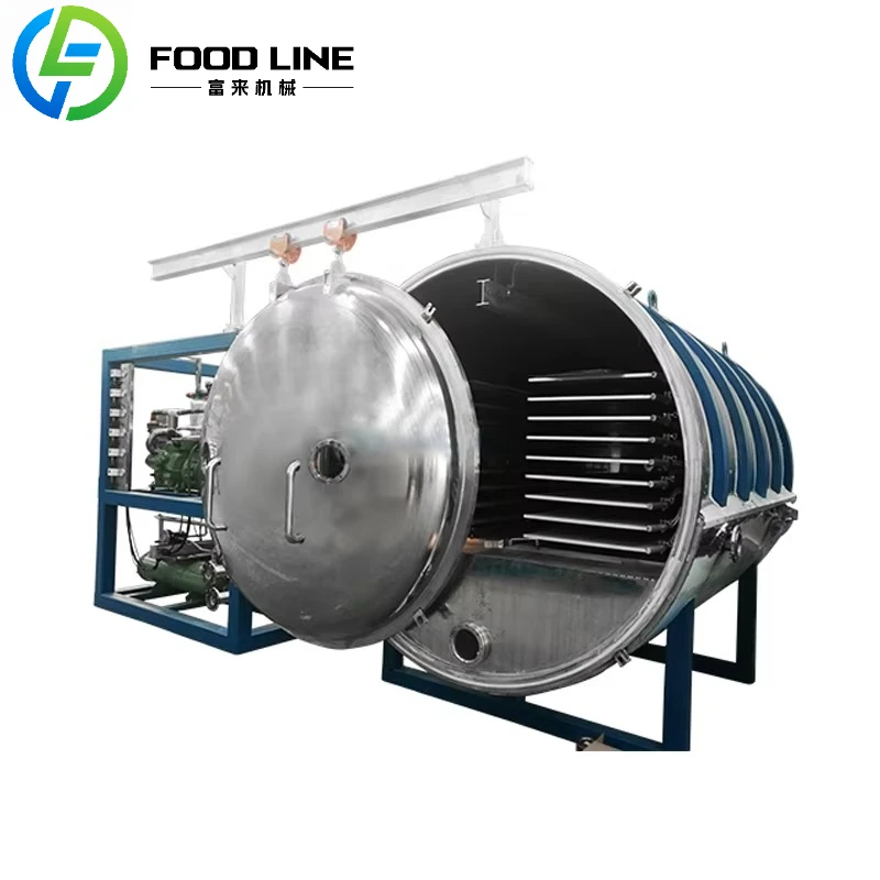 Industrial Freeze Dryer Food Freeze Dryer Machine Bulk Commercial Dryer for Fruit Vegetable Processing Production Customized