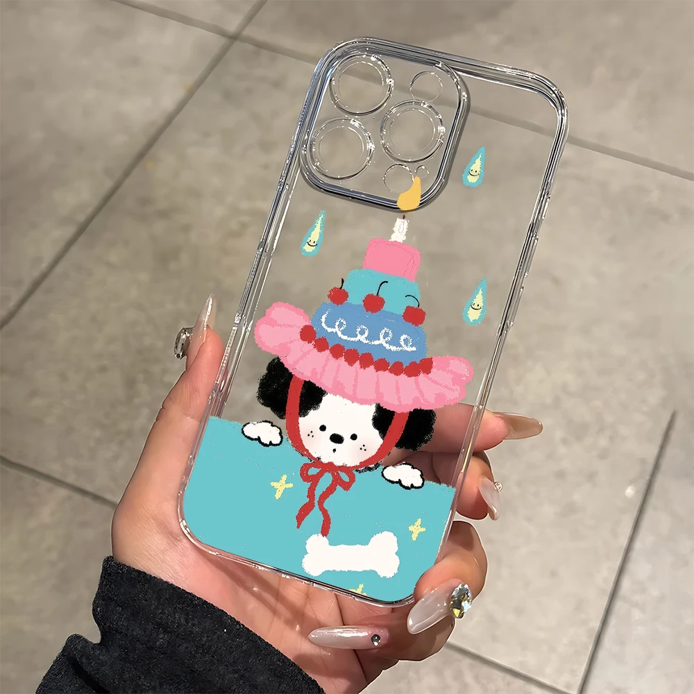 Brush style cake Silicone Phone Case for iPhone 17 16 15 14 13 12 11 Pro Xs Max Air Mini 7 8 6 6s Plus SE 2020 2022 Cover