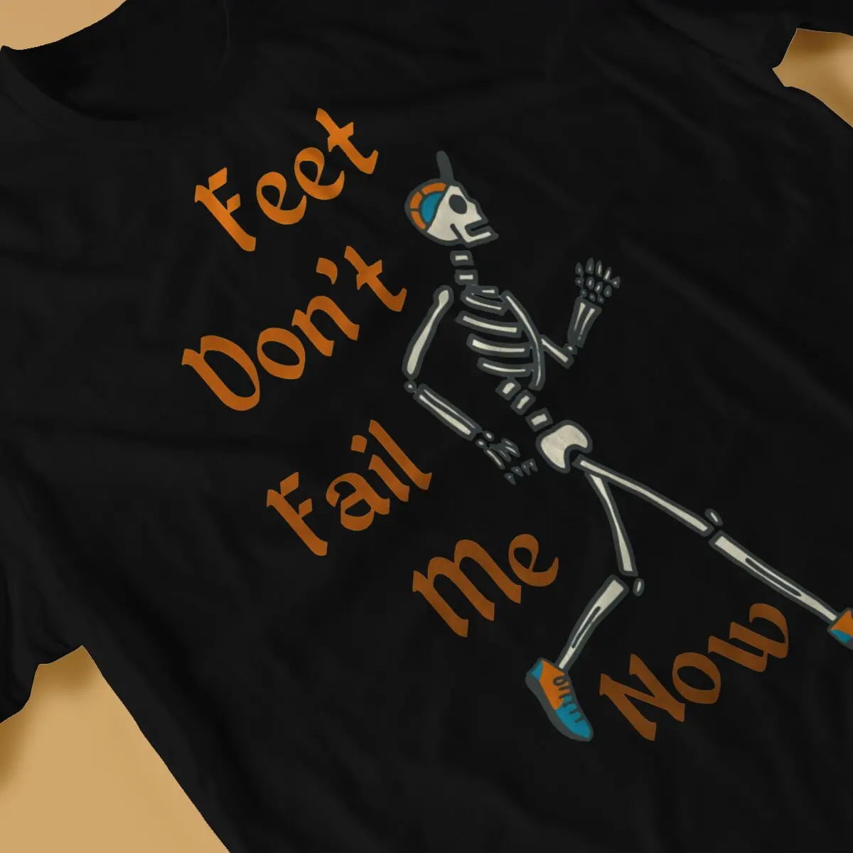 Feet Don't Fail Me Now Queens of Stone Age T Shirt Vintage Teenager Gothic Loose Crewneck TShirt Top Harajuku Men's Clothing