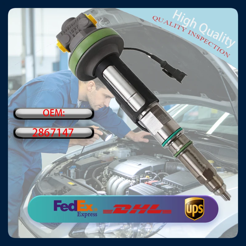 Inyector de Combustible de Alta Presión 2867147, Conjunto de Boquilla Diesel para Accesorios de Motor Serie QSK