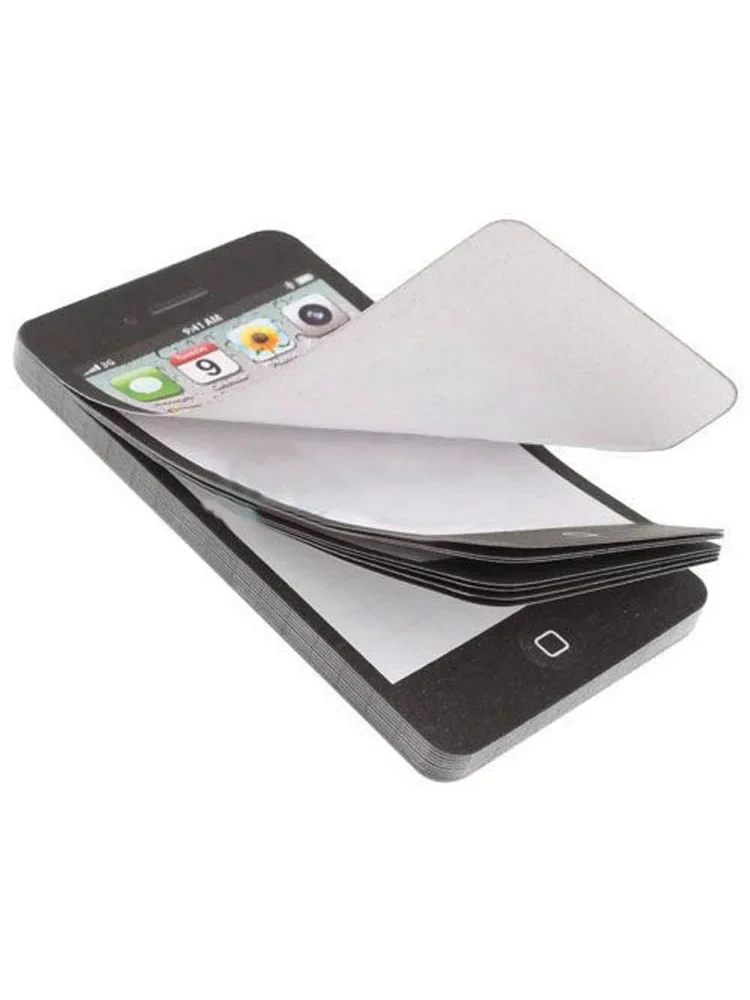 2pcs New Arrival Note Paper Cell Phone Shaped Memo Pad Pragmatic Gift Office School Supplies