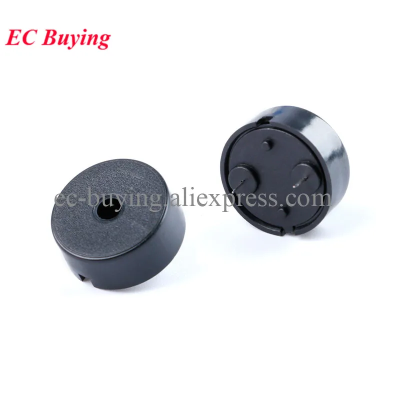 10ชิ้น/2ชิ้น1707แบบพาสซีฟ piezoelectric Bualer ขนาดเล็ก17*7มมลำโพงสัญญาณเตือนอิเล็กทรอนิกส์แบบ DIY เสียงบี๊บ10มม. 17x7mm