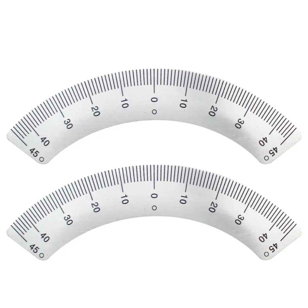 Protractor Milling Angle Plate Miller Accurate Scale Ruler 45 Degree Arc Gauge Measuring Tool for Metalworking