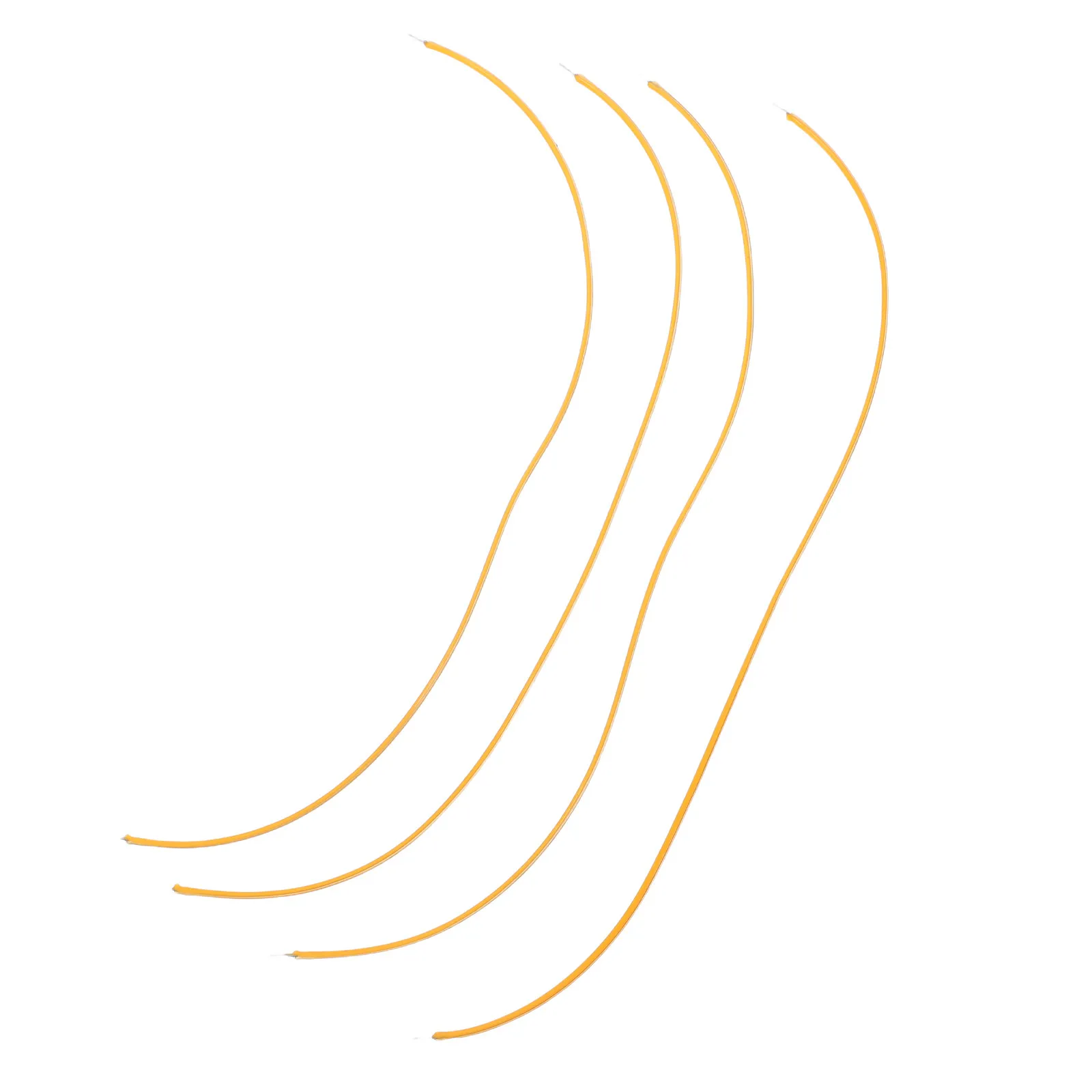 4Pcs Flexible LED Filament Wire 10'' 2700K Soft Filament LED Light Artistic Lamp Accessories for Retro Fixtures Decorative