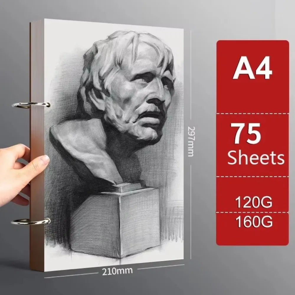 Thicken Professional Sketchbook Detachable Paper Sketch Notebook a4 a5 16K 32K 8K Loose-leaf Art School Supplies