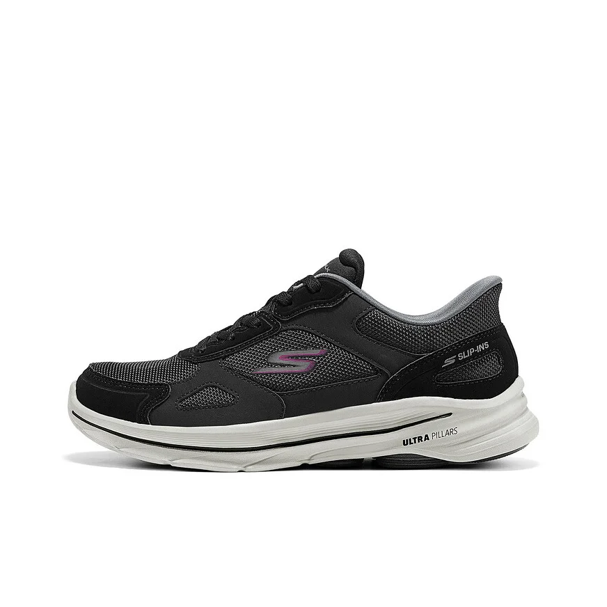 Skechers Go Walk 8 Lightweight Low top Walking Shoes Women's Black 125930-BKPK