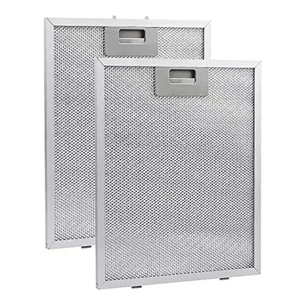 Stainless Steel Filter 300mmx246mmx9mm Cooker Hood Metal Mesh Extractor Vent Filter 5 Layers Of Aluminized Grease Strainer