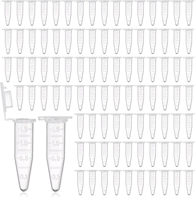 100PCS 1.5ml Centrifuge Tube Professional Test Laboratory Experiment