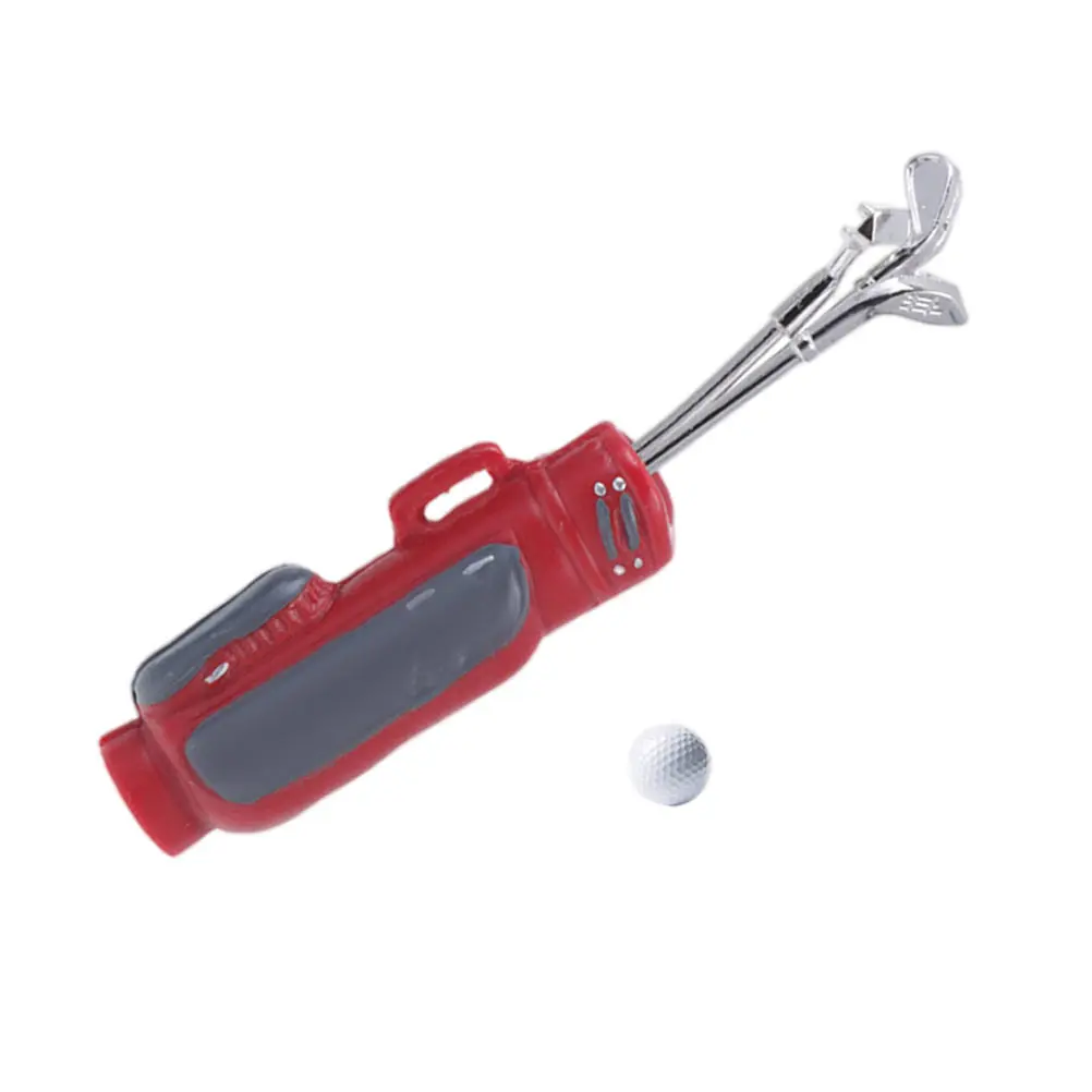 1 conjunto de simulação mini conjunto de golfe forte resistente ao desgaste leve portátil desenvolvimento cognitivo das crianças ferramenta jogo decoração casa