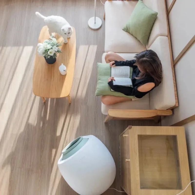 حار بيع التنظيف الذاتي التلقائي مرحاض القط مريحة حوض نفايات القط الفاخرة كبيرة الذكية صندوق نفايات القط