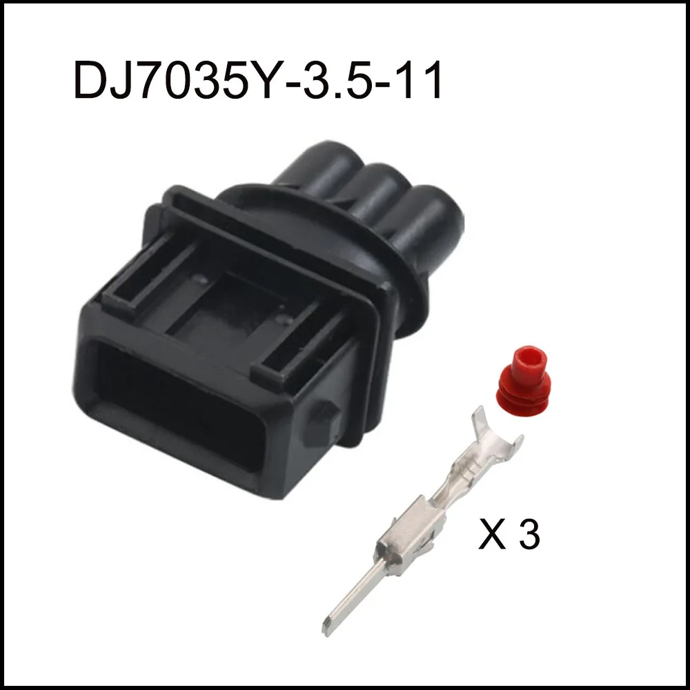 Imagem -06 - Conector de Cabo Impermeável Automático Plugue Automotivo Soquete Masculino Família Terminal Selado Pinos 100conjunto 1j0973723