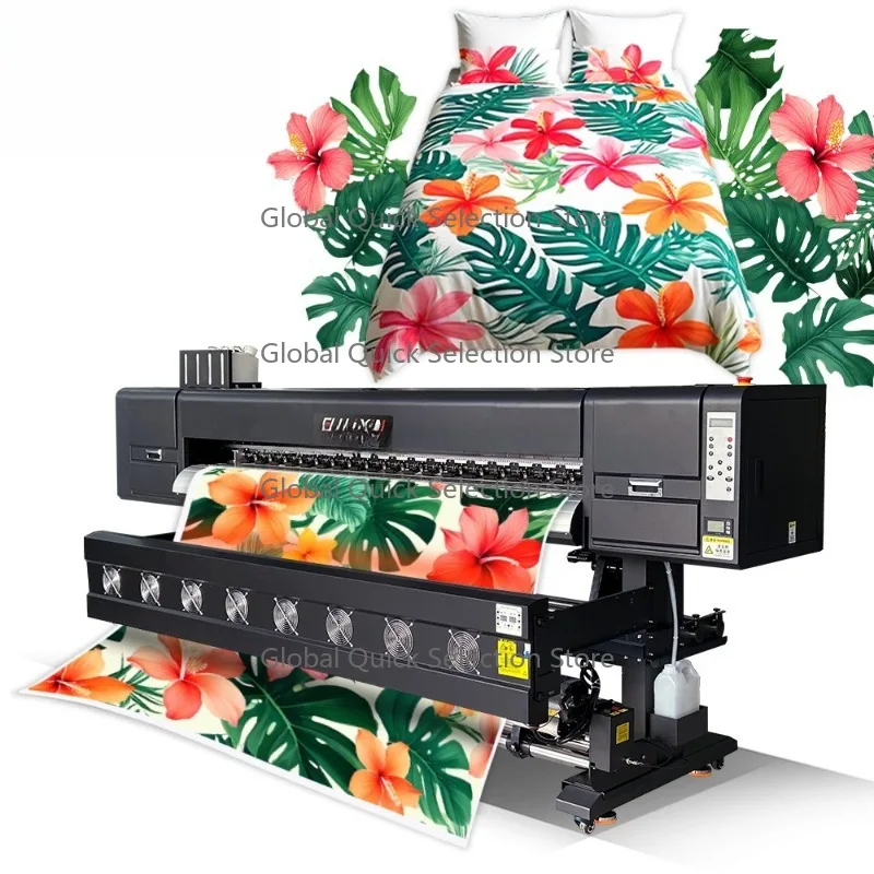 Sublimation Printer I3200 4 Heads Dye Textile Sublimation Paper Digital Printers 1.8m