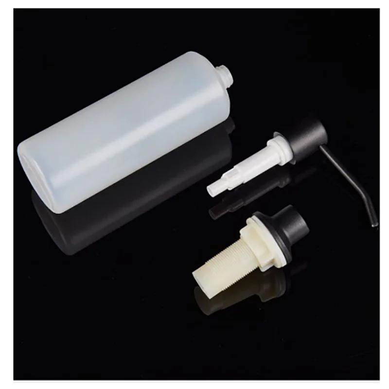 Kitchen Sink Counter Top Soap Dispensor 304 Stainless Steel From The Top Built In Head Hand Press Soap Dispenser Bottle 300ml