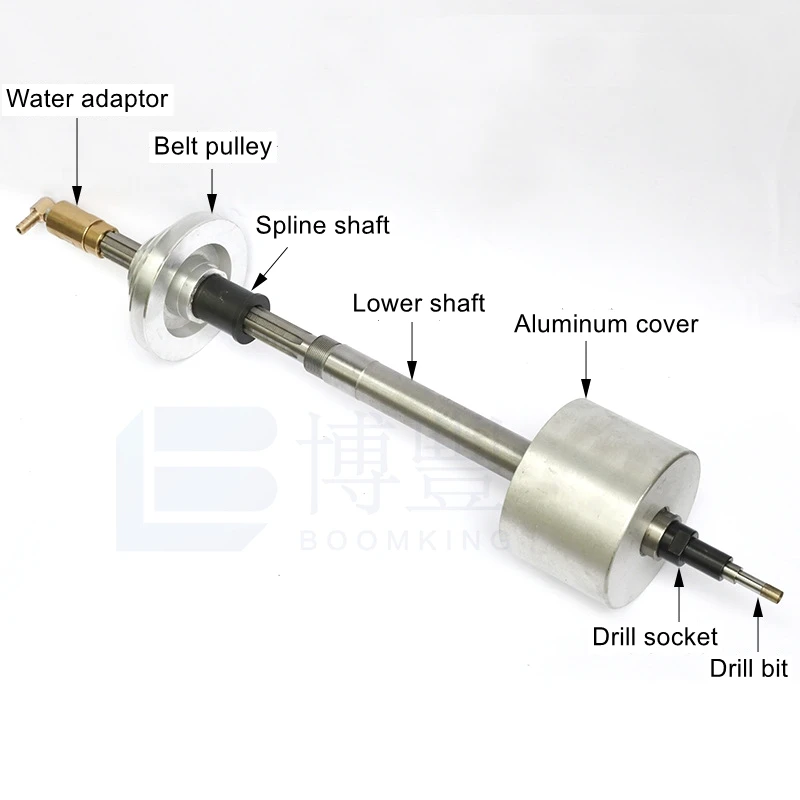 

Glass drilling machine spare parts set.