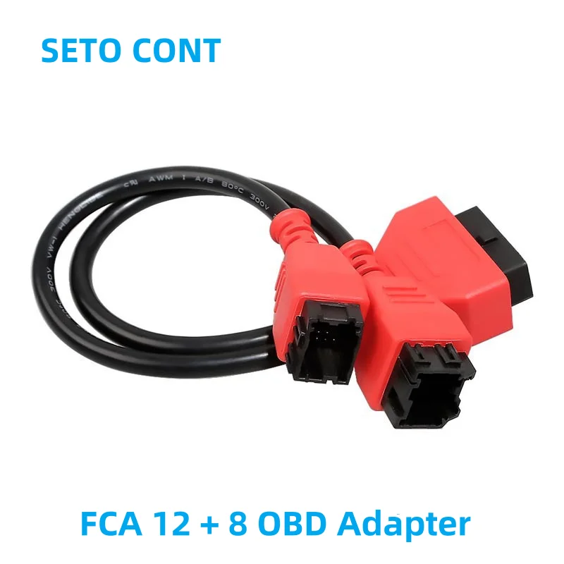 FCA 12+8 OBD Cable OBDII Adapter for Chrysler JE-EP Dodge with SGW Module on MaxiSys IM608 X431 OBDSTAR OBD2 Diagnostic Tools