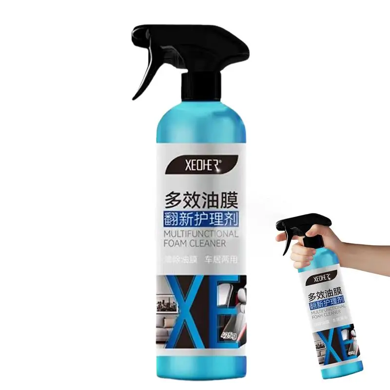 Stain Remover For Car 425ml Oil Film Remover Refurbishing Agent Large Capacity Auto Care Tool For Mirrored Metal Car Glass And