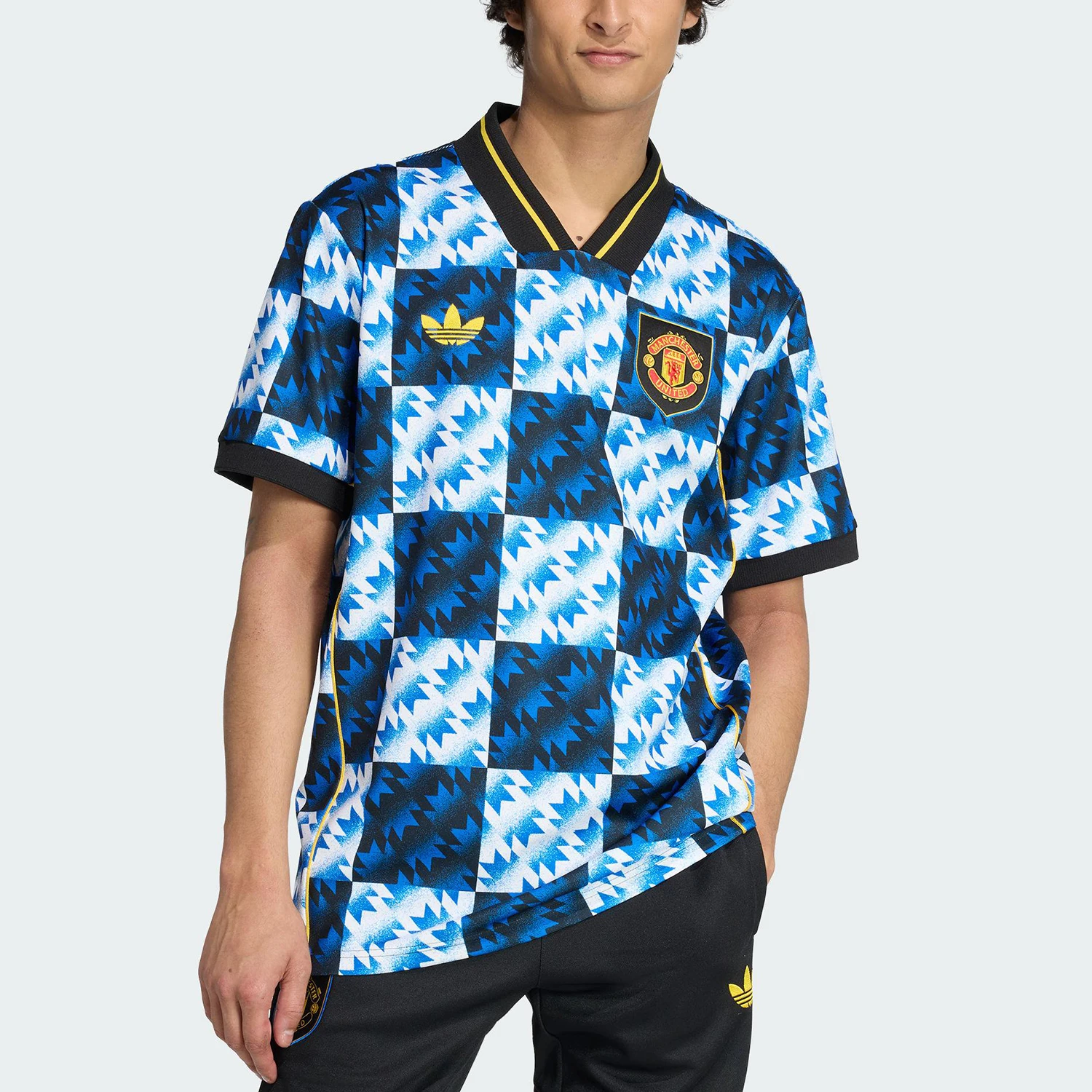 Adidas Originals Trefoil Men's Manchester United Football Casual Sports T-Shirt JN2813