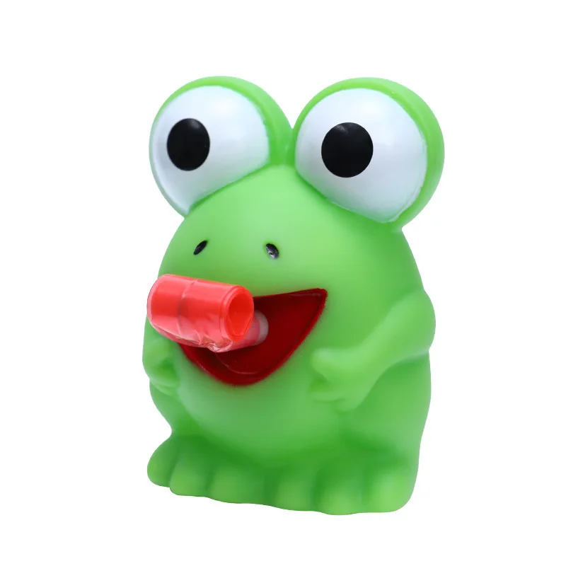 Decompress tongue out frog Knead music office vent new strange funny toy creative sound rebound toy