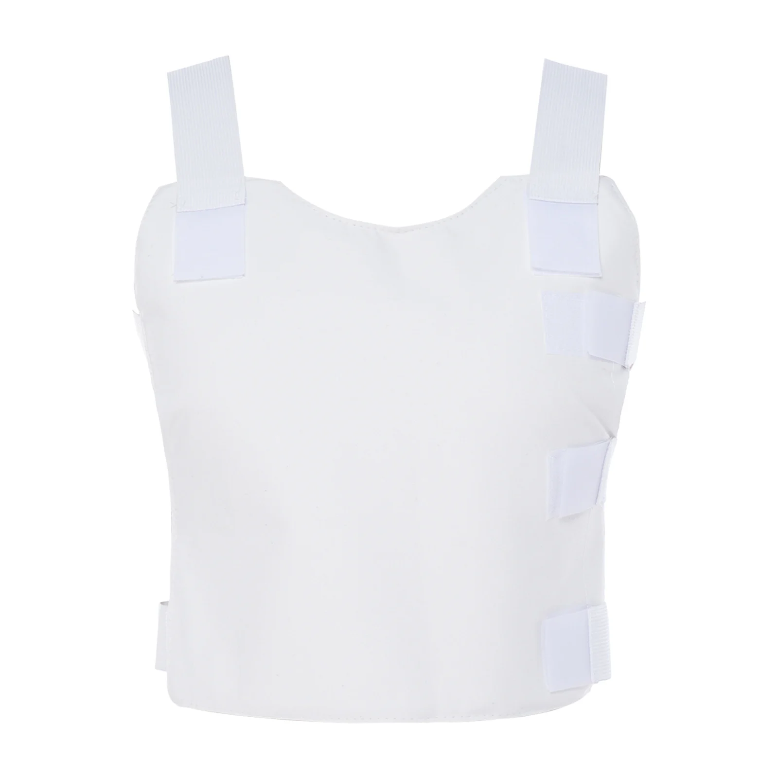 Unisex Adults Post Surgery Chest Support Vest Elastic Straps with Hook-loop Closure Padded Chest Compression Wrap Top