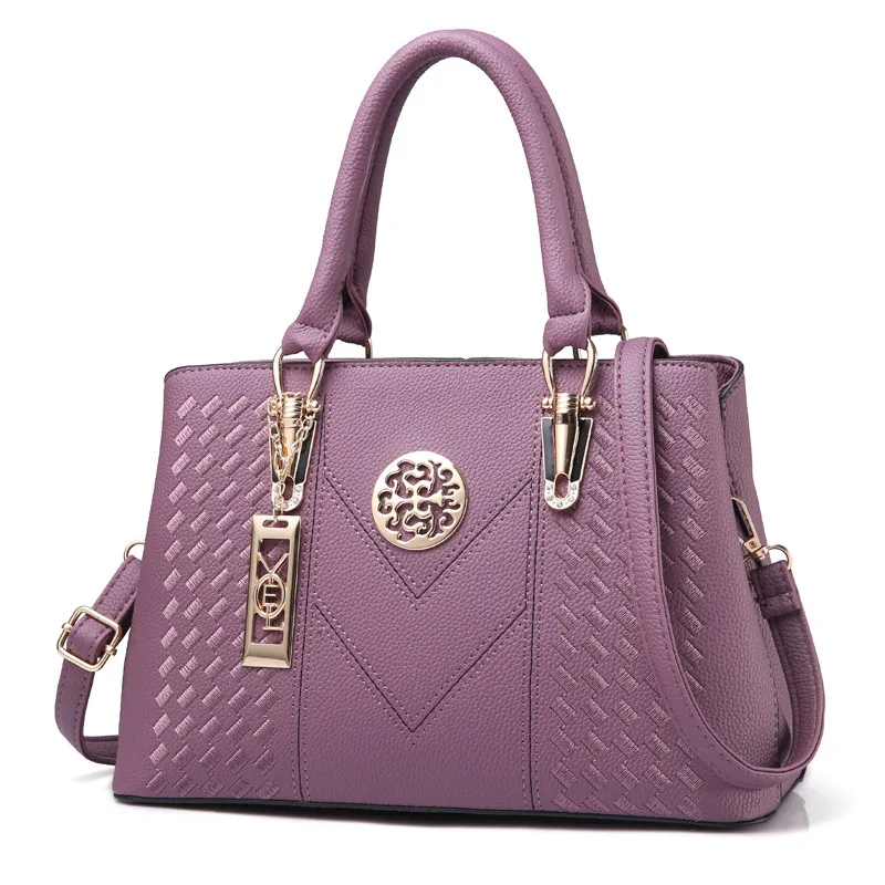جديد العلامة التجارية الشهيرة مصمم حقائب النساء الفاخرة بولي Leather جلد السيدات حقائب اليد محفظة سعة كبيرة حقائب كتف أمي الموضة