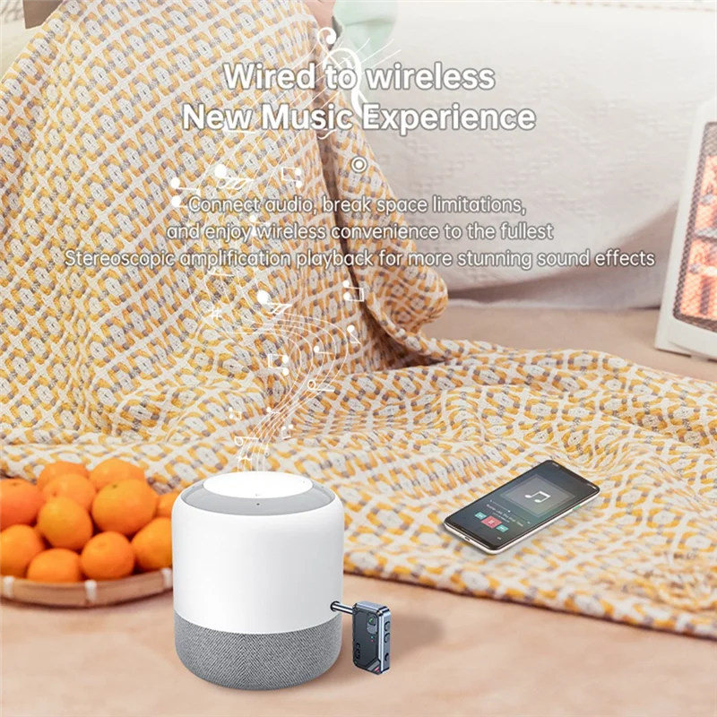 بلوتوث 5.3 طائرة استقبال الارسال محول 3.5 مللي متر AUX مشغل MP3 HIFI محول الصوت للتلفزيون سيارة المنزل المتكلم