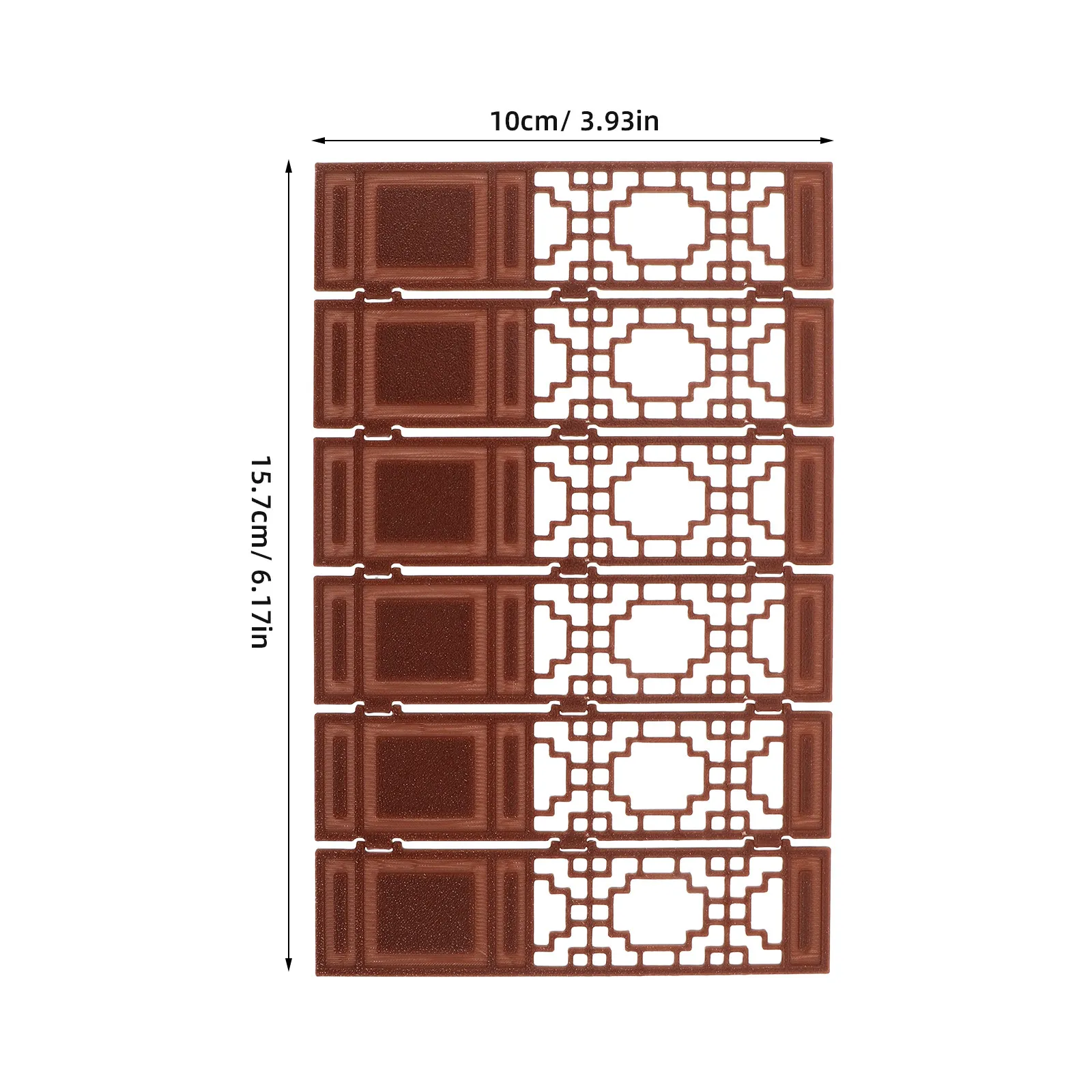 Mini Chinese Folding Screen 1:20 Scale Vintage Desktop Decorative Panel Room Divider Ornamental Screen Decoration