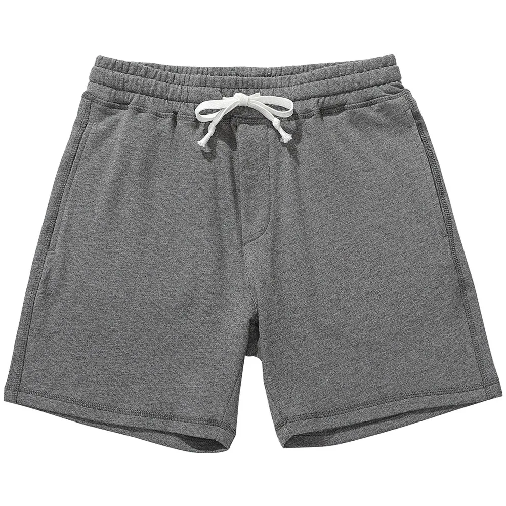Akkad Kuti-Shorts d\'entraînement athlétiques décontractés pour hommes, taille élastique, entrejambe de 5 pouces, 100% coton, super shorts avec