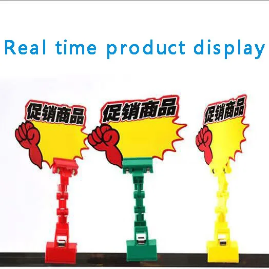 

Двусторонний механический зажим, держатель ценников, вращающийся универсальный рекламный зажим для супермаркетов, промо-зажим