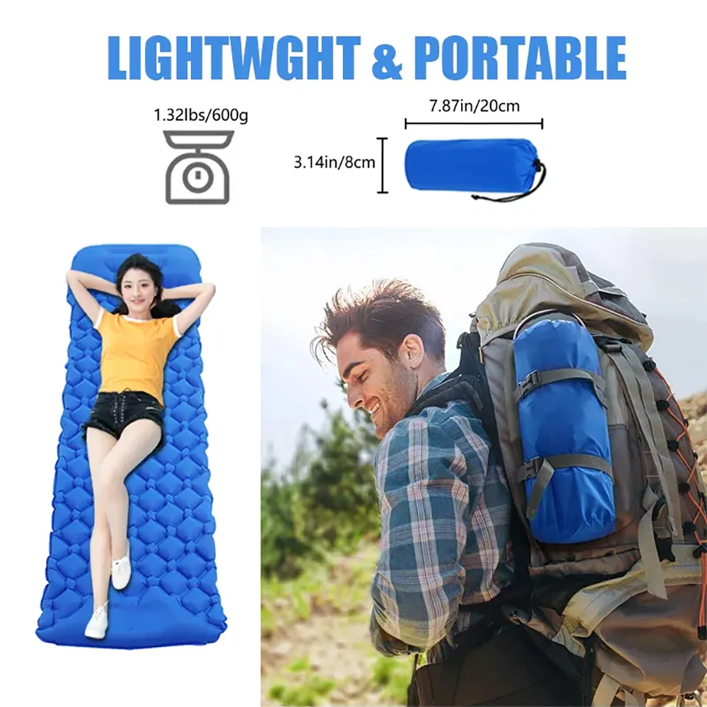 

Inflatable Sleeping Mattresses Pneumatic Sofa Bed For Automatic Camping Mat Supplies Equipment Recliner Chair Outdoor Activities