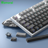 PBT Keycaps Side Print Keycap Set 133Keys Double Shot Shine Through Custom Keycaps Cherry Profile For Mechanical Keyboard Keycap