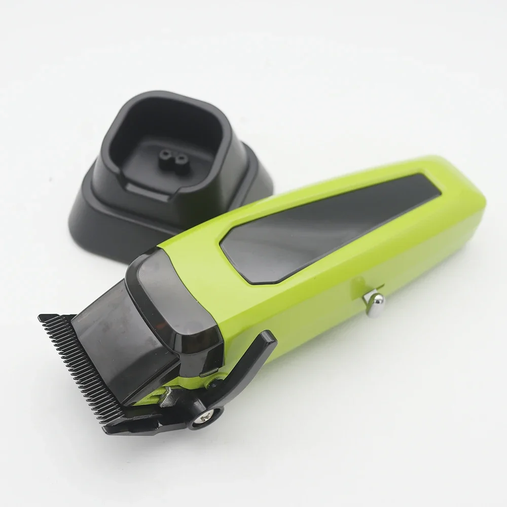 ماكينة قص الشعر الكهربائية الاحترافية للرجال 7500 دورة في الدقيقة مع شاحن قاعدة DLC ماكينة حلاقة بشفرة تتلاشى ماكينة قص الشعر