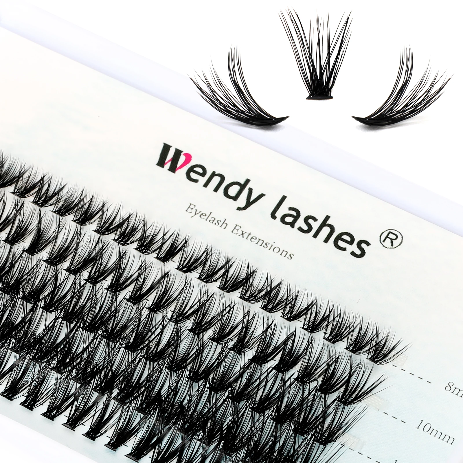 10/20/30/40D Cluster Eyelash Extension 5 Rows Lashes Individual Lash Bundles Diy Thick Individual False eyelashes Natural Soft